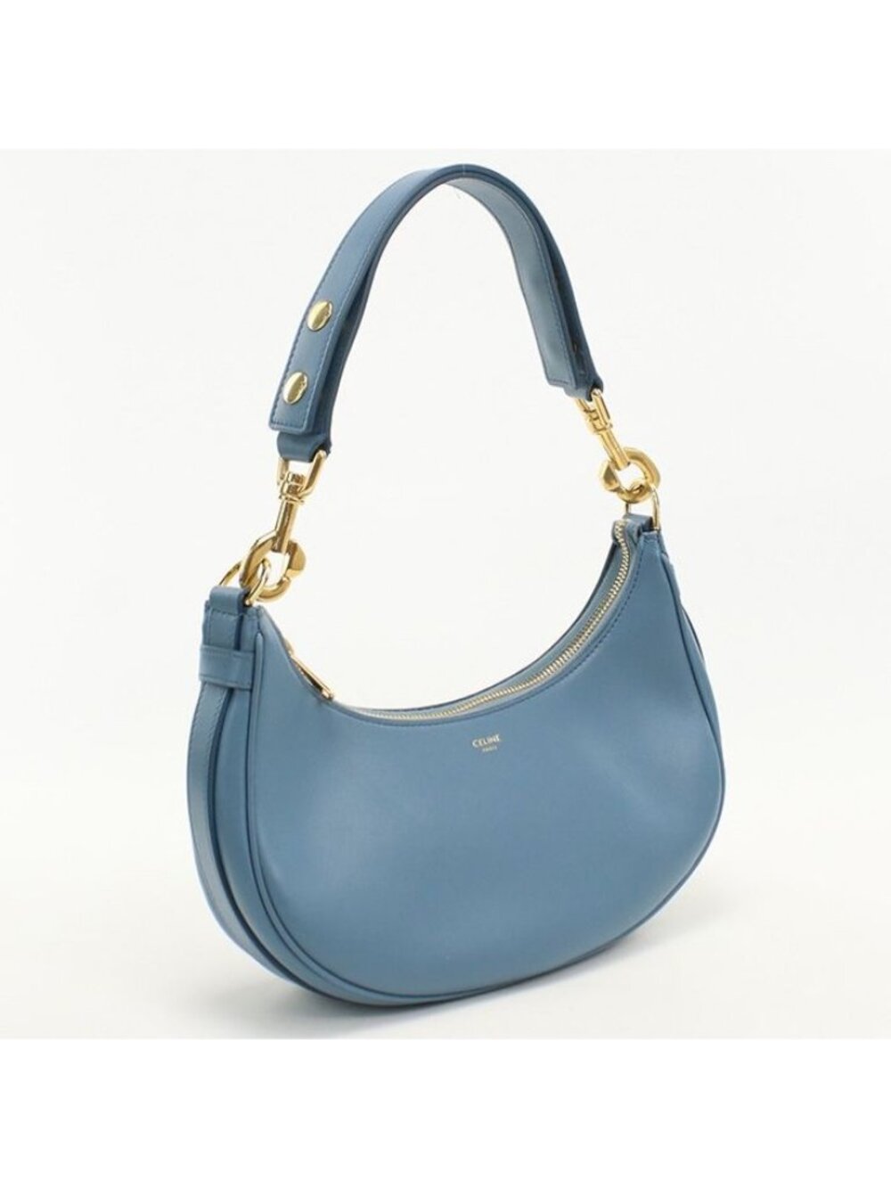 Celine Ava Strap Medium Shoulder Bag Leather